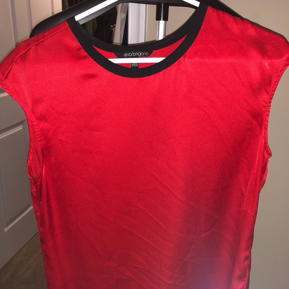 Red dress shirt